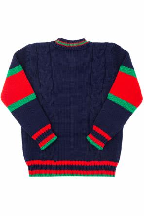 Woolen sweater, zdjęcie 2 Woolen sweater od Gucci Kids